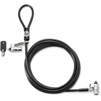 HP Bloqueo de Cable con Llave de Doble Cabezal de 10 mm - Cable antirrobo