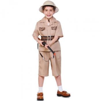 Disfraz de Explorador Safari para Niños Talla 7-9 Aventuras Emocionantes Marrón Claro