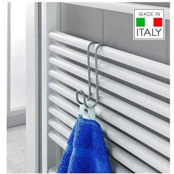 Metaltex Radius - Gancho toallero para radiador de baño