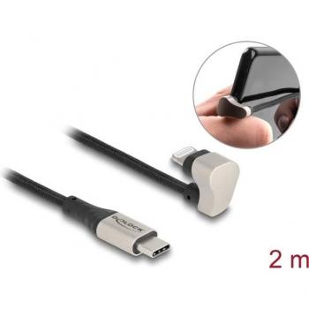Cable de carga y sincronización USB-C a Lightning 180° 60W 2m MFi para iPhone y iPad