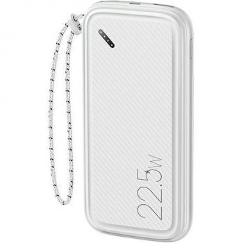 PowerBank Usams PB56 10000mAh 22.5W Carga Rápida QC3.0 y PD Blanco