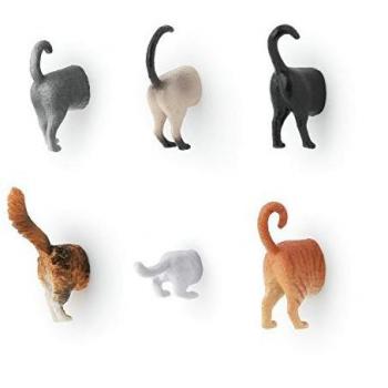 Kikkerland MG53 Onestopdiycom de gato imanes x 6