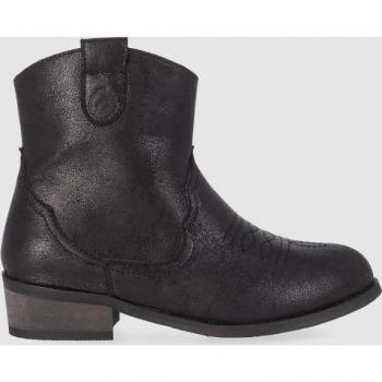 Botines de niña estilo campera Chika10 Kids LISY 18 con puntera redonda en color Plomo/Gun-metal