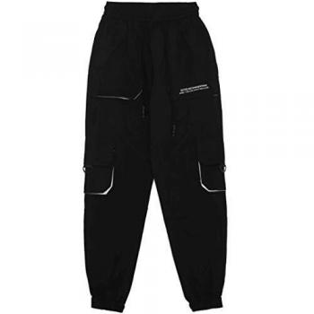 Wide Leg Cargo Pants with Logo for Women - Sixth June