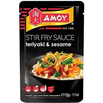 Amoy Teriyaki y semillas de sésamo tostado Stir Fry salsa de 120g