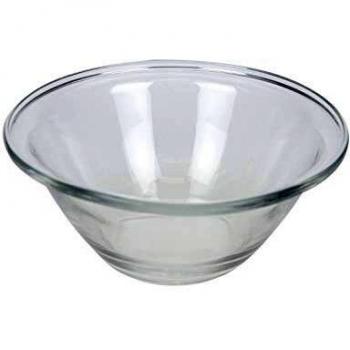 Ensaladera de vidrio apilable Mr. Chef 26 cm (paquete de 6 unidades)