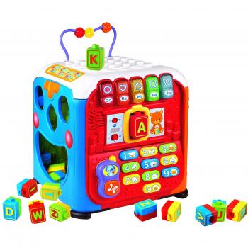 VTech- Baby: Alfacubo Sorpresas Cubo de Actividades, Multicolor