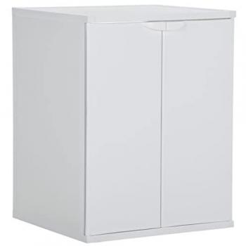 Armario de lavadora PVC blanco 68,5x64,5x88 cm