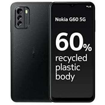 Nokia G60 5G Smartphone Dual SIM 6.58 HD+ 4GB RAM 64GB Almacenamiento Batería de 4500 mAh Cámara Triple de 50MP Black