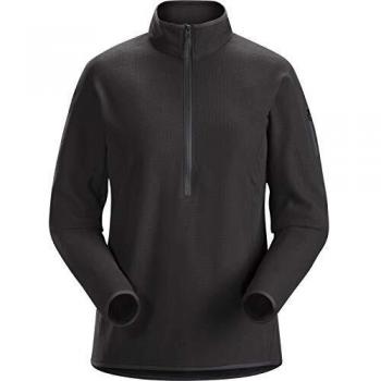 Arc'teryx Arcteryx Delta Lt Zip Neck Women's Sudadera, Mujer, Black, S