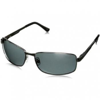 Polaroid Men's P4416 Y2 B9W 63 Sunglasses, Gun/Grey Pz