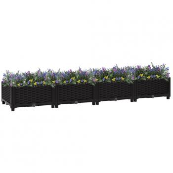 vidaXL Raised Bed 160x40x23 cm Polypropylene