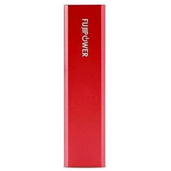Fujipower FUJSPM004 - Batería externa Micro USB de 2200 mAh, roja