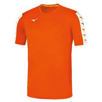 Mizuno Nara Kids Unisex T-Shirt - Orange, Age 12