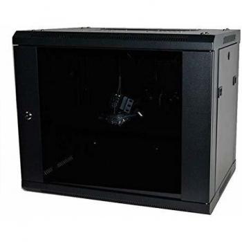 powergreen RAC-09645-HQ Armario Rack 9U 60X45 con Termostato 2 Ventiladores 1 Bandeja