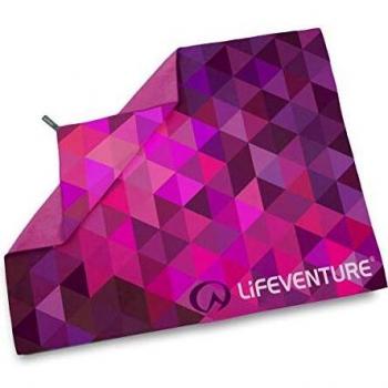 Lifeventure Giant (Pink SoftFibre Advance Trek Towel Triangles), Unisex-Adult