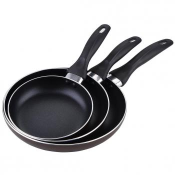Swiss Home Java - Set de 3 sartenes de aluminio prensado