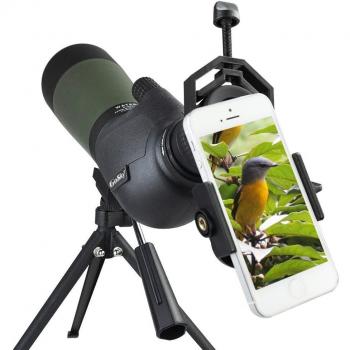 solomark 20 - 60 x 80 telescopio de Observación de Prisma de Porro - Telescopio impermeable para exterior actividades deportivas -45-degree cómodo Angled Eyepiece - con trípode y digiscoping adaptador - Obtenga el mundo en pantalla