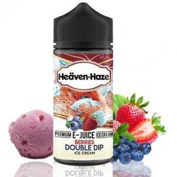 ELIQUID HEAVEN HAZE - BERRIES DOUBLE DIP - HELADO FRESA Y ARANDANO - SIN NICOTINA