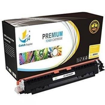 CatchSupplies reemplazo CF352A cartucho de tóner amarillo para la serie HP 130A | 1.000 rendimiento | compatible con los modelos de impresora, HP color LaserJet Pro M176 MFP de color LaserJet Pro M177fw.