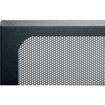 Middle Atlantic LVFD-40 Ventilated Blank Panel for Server Rack, Black/Grey