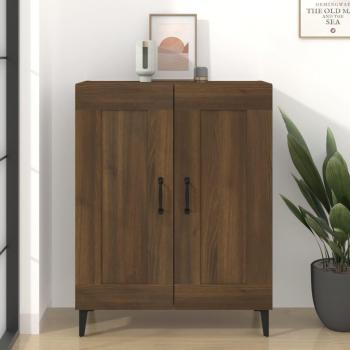 Aparador de madera multicapa color roble marrón 69,5x34x90 cm