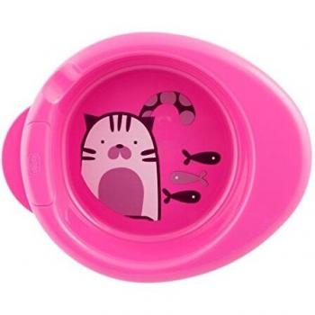 Chicco Warmy Plate - Plato termo 2 en 1, 6 m+, rosa