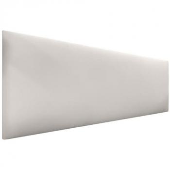 Cabecero Tapizado de Polipiel AQUALINE Liso Blanco Hueso 145x50cm para Camas 120/135/140