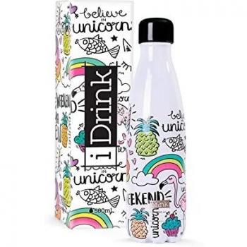TOTAL JUGGLING - Botella de Acero Blanco de 500 ml