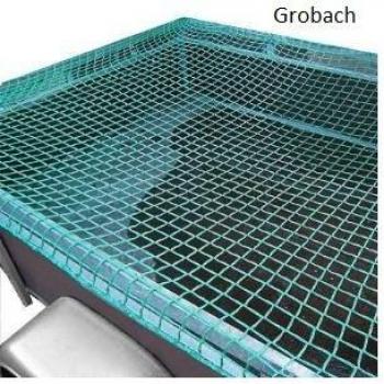 Anhängernetz Ladungssicherungsnetz Gummiseil Abdecknetz con 1,5 x 2,2 + 6 Expanderhaken