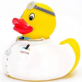 Union Jack desgaste Doctor pato de goma