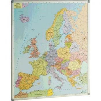 Faibo 203721 - Mapa de Europa, magnético, 93 x 119 cm
