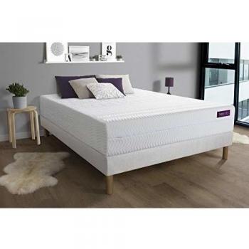 Colchón 160x200 cm Memo Bio Espuma Viscoelástica 5 Zonas de Confort Maxi Grosor Desenfundable