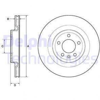 Disco de freno DELPHI BG9146C