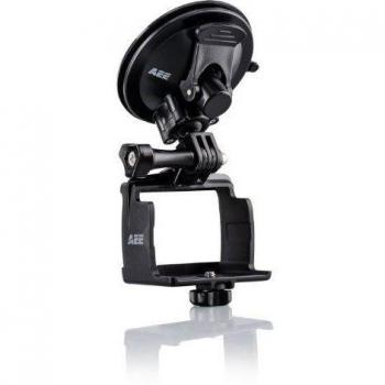 PNJ-Cam C02-SD19 - Soporte con Ventosa y Pantalla LCD para vídeo cámaras compactas, Color Negro