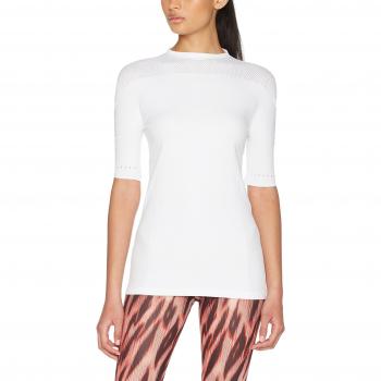 adidas Wrpknt tee Slim Camiseta, Mujer, Blanco, M