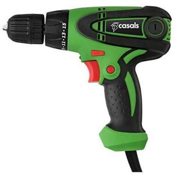 CASALS VTA300 Taladro atornillador con cable, 300 W, 0-850 rpm, Verde