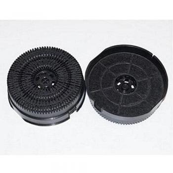Lote de 2 filtros de carbón tipo 58 AKB000/1 compatibles con campanas extractoras Whirlpool, Ariston, Hotpoint, Ignis, Sauter, Bauknecht y Brandt
