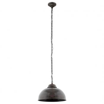 Lámpara Colgante Vintage Eglo Truro 2 Marrón 1x60W E27