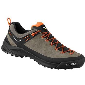 Botas de Senderismo Salewa Wildfire Leather, Zapatillas de Trekking para Hombre y Mujer, color Marrón/Bungee Cord/Black, talla 42.5 EU
