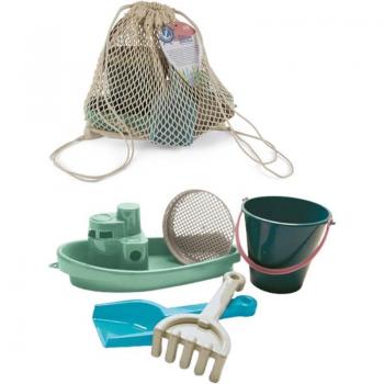 Dantoy- Set Barco y Arena Blue Marine, Color Negro