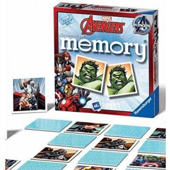 Ravensburger - Mini Memory Avengers, Juego de Mesa Educativo para Niños de 3 Años en Adelante, 2-6 Jugadores, 48 Cartas de Memoria
