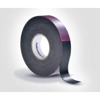 Cinta Aislante Autoagglomerante HellermannTyton HTAPE-POWER600, 6.7 m x 19 mm, Negra