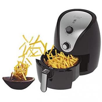 GSC Evolution Freidora de Aire Caliente 3,5 L 1500W, Saludable Sin Aceite, Apta para lavavajillas, Programador hasta 30 min, Horno de aire sin aceite, Temperatura hasta