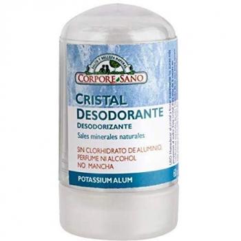 Desodorante Mineral Corpore Sano con Potasio y Aloe Vera, 60 gramos