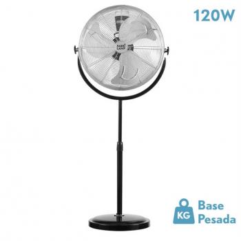 Ventilador de Pie Trascias 120w Negro Orientable