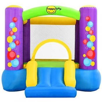 Castillo hinchable con tobogán 260x210x160 cm PVC Happy Hop Multicolor