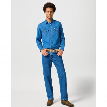 Pantalones Vaqueros Wrangler 13MWZ Azul para Hombre, 5 bolsillos