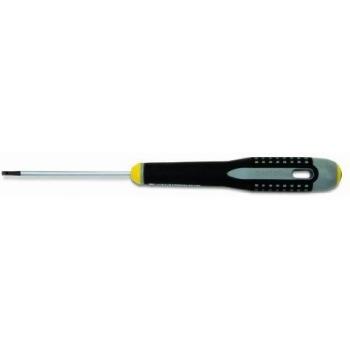 Bahco BE-8455 - Destornillador Ergo Boca Recta Extracorto 1,2X6,5X45
