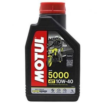 Aceite para Motor MOTUL 5000 Technosynthese 10W40 4T con Tecnología de Ésteres, 1L